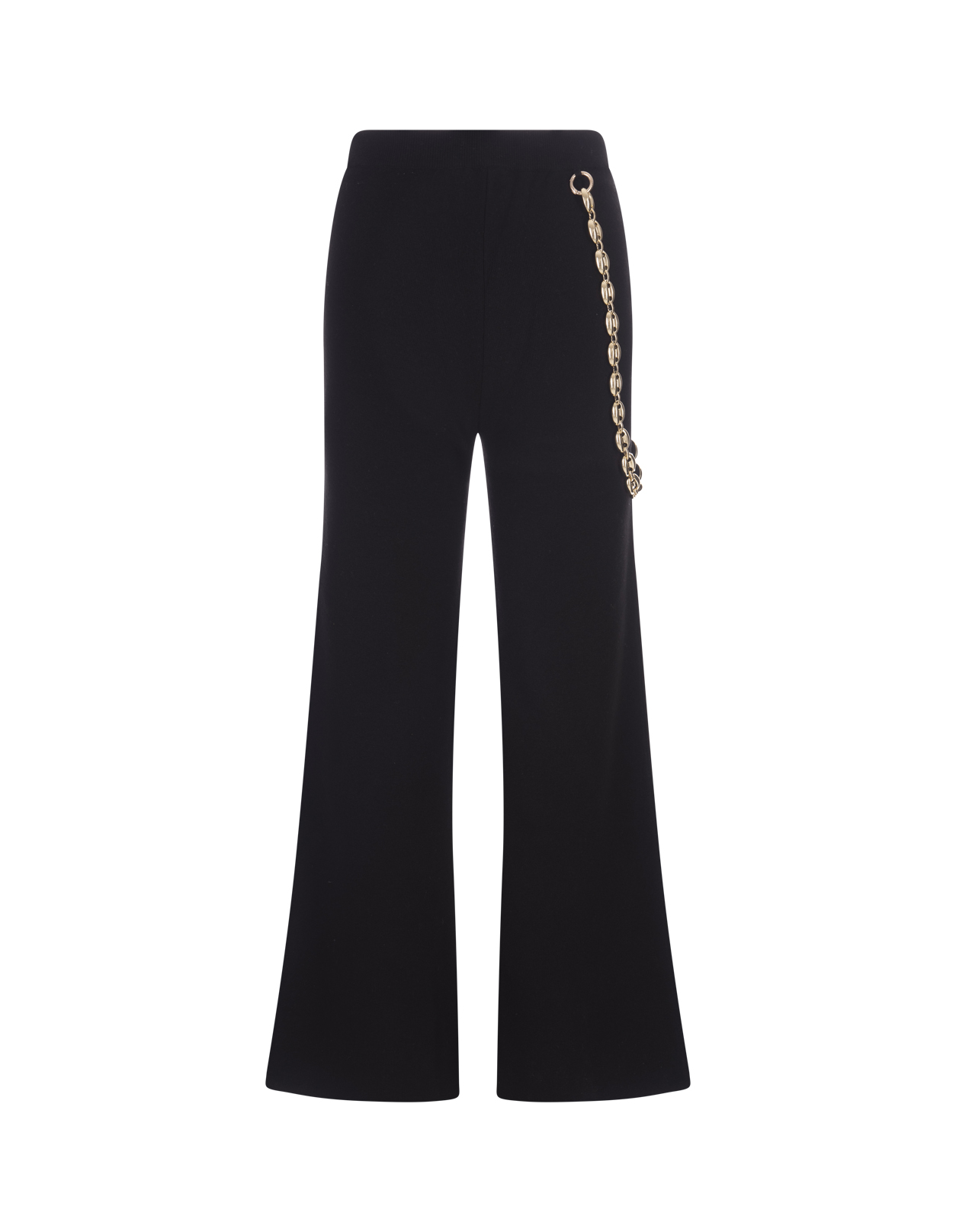 Black wide leg trousers hotsell with belt